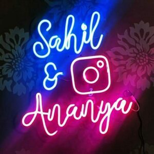 apnagift, neon sign board, led decor, home decor