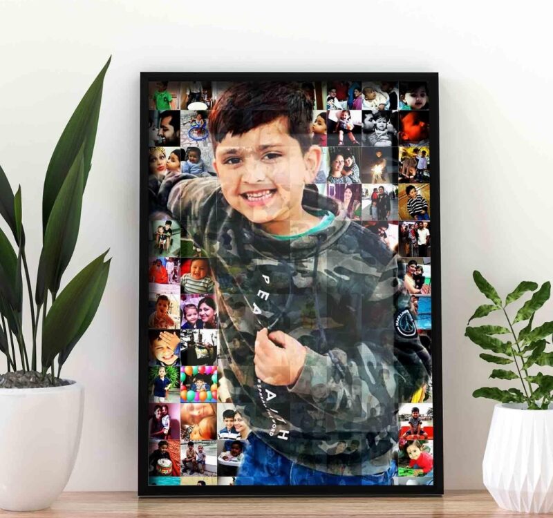 ApnaGift Customize mosaic photo frame with mosaic photo for Husband, Brother, boyfriend Gift