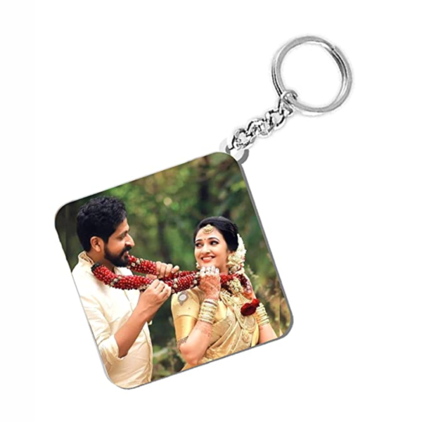 Apnagift Square Shape Customized Printed Keychain